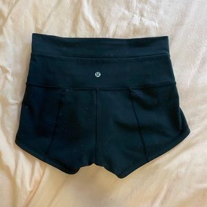 lululemon black shorts